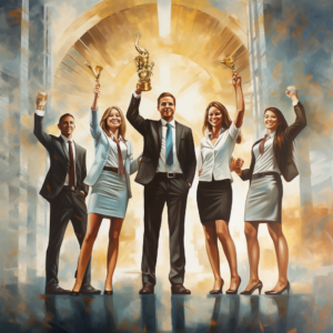 akira_angel__team_of_businesspeople_winning_an_award_full_body_337d8157-8156-44a2-808e-e501de243c39